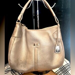 Cole Haan, Beautiful Silver Pebbled Leather EUC